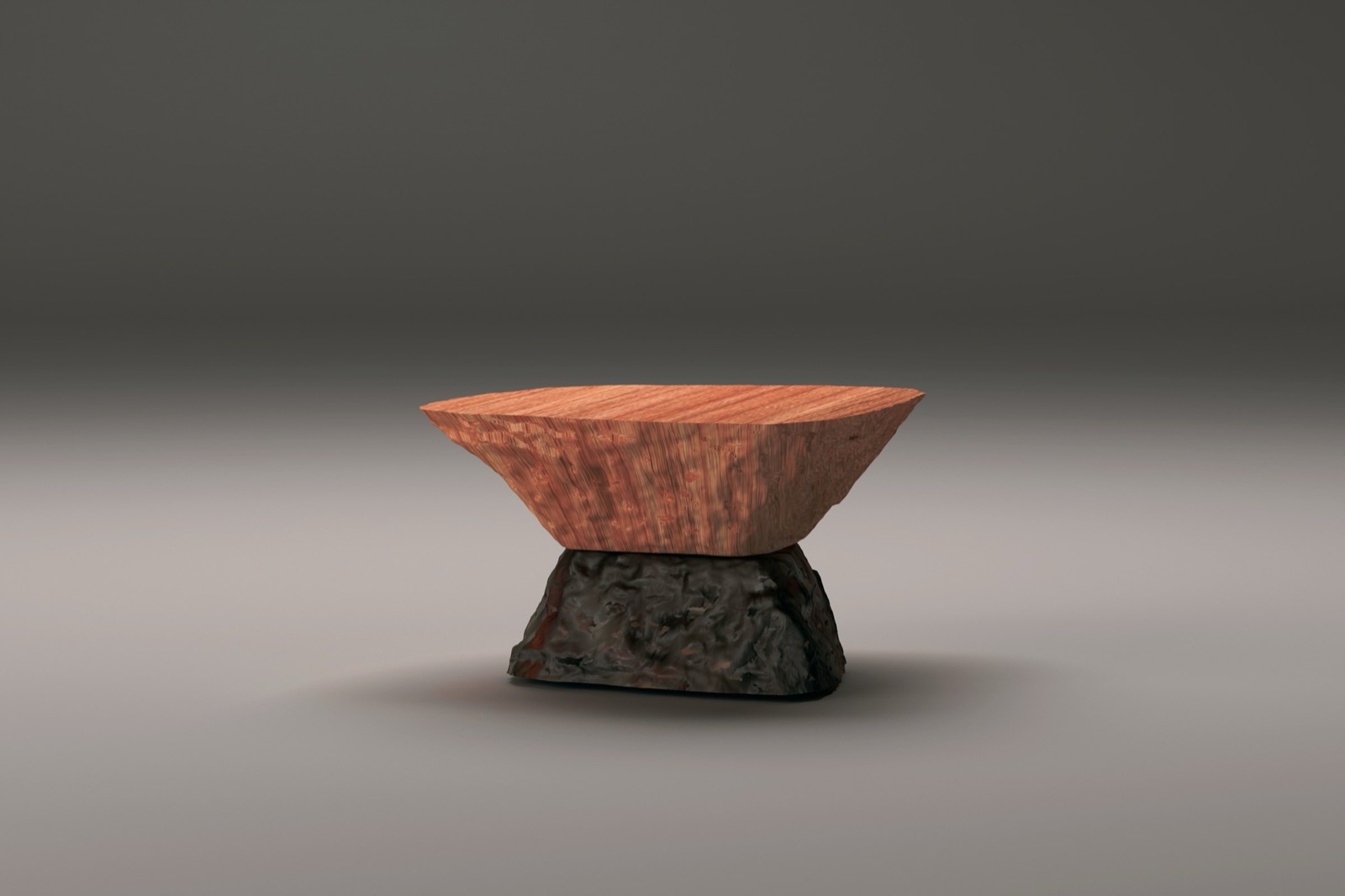 Wood Stool 21-1001